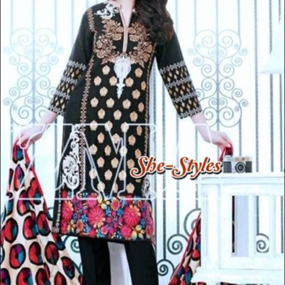 Stitched and brand new Khaddar dress for woman